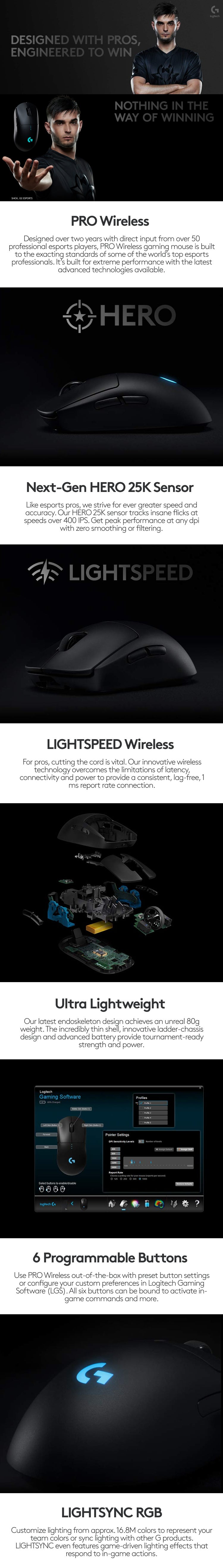 G Pro Wireless Gaming Mouse
