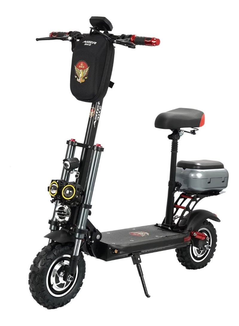 K5 Dual Motor Dominance with 3000W Electric Scooter Black