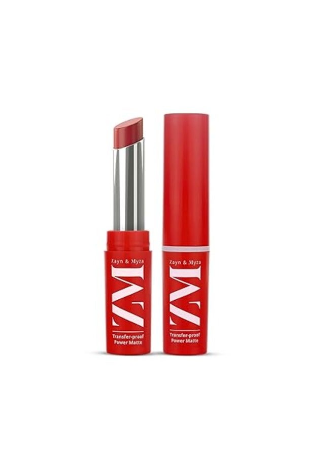 Transfer-Proof Power Matte Lipstick Blushing Beauty