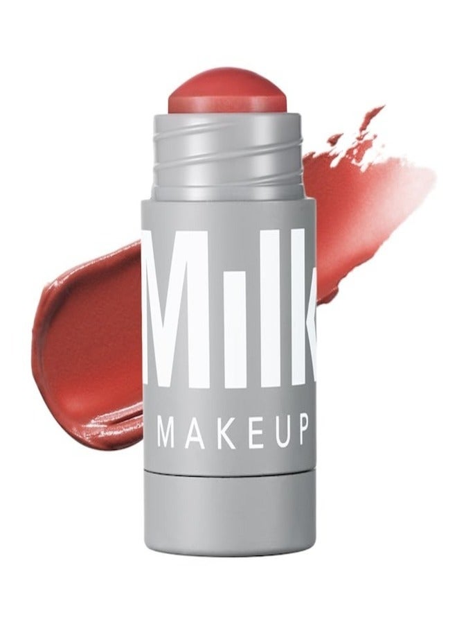 Milk Makeup Lip and Cheek Tint - Pigmented Cream Stick - Natural Vegan Formula - 6ml (Quirk - Spiced Rose)