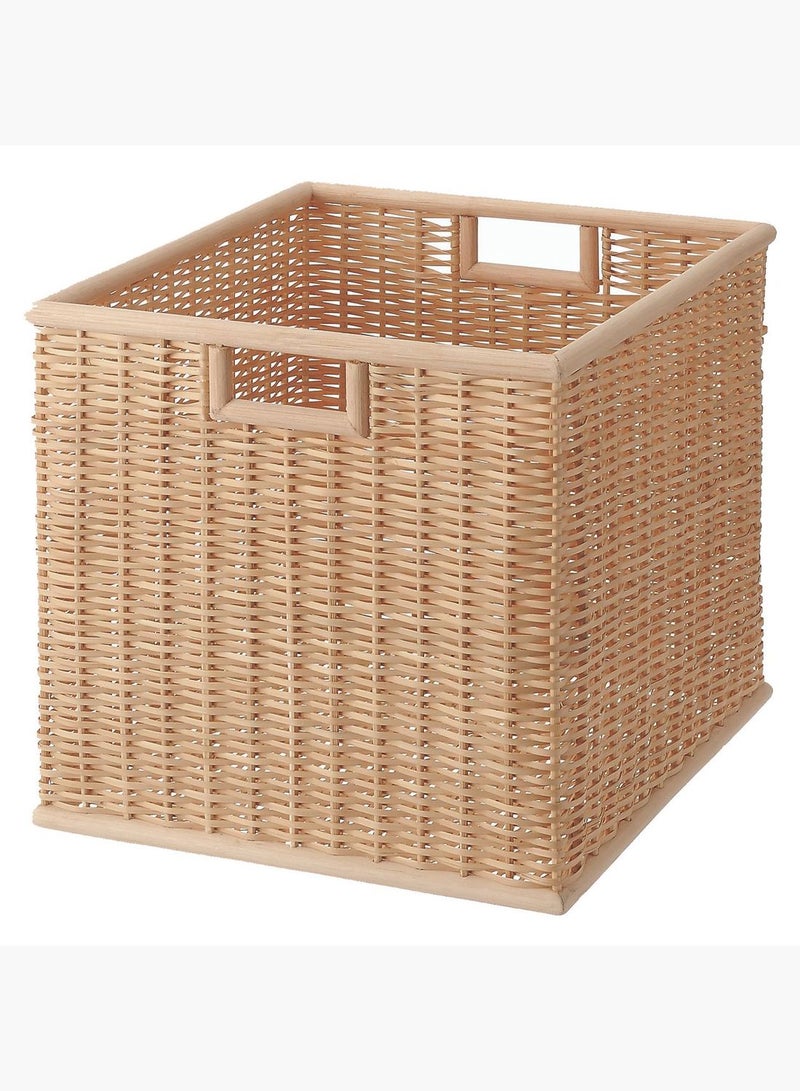Buri Material Square Basket, W 35 x D 37 x H 32 cm, XL, Natural