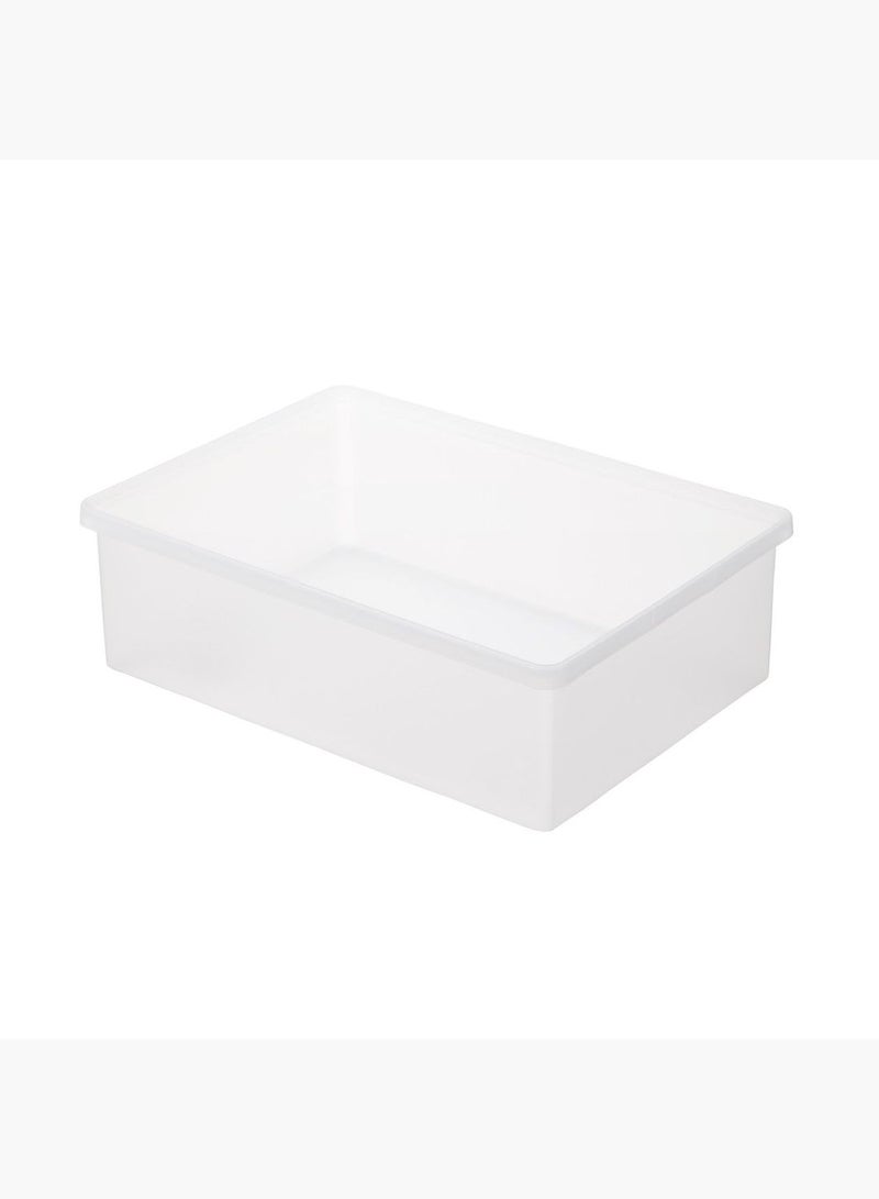 Polypropylene Wide Storage Box, W 50.5 x D 37 x H 16 cm, M