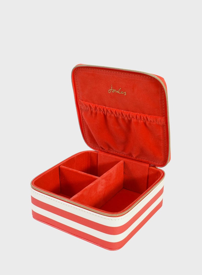 Square Travel Jewellery Case