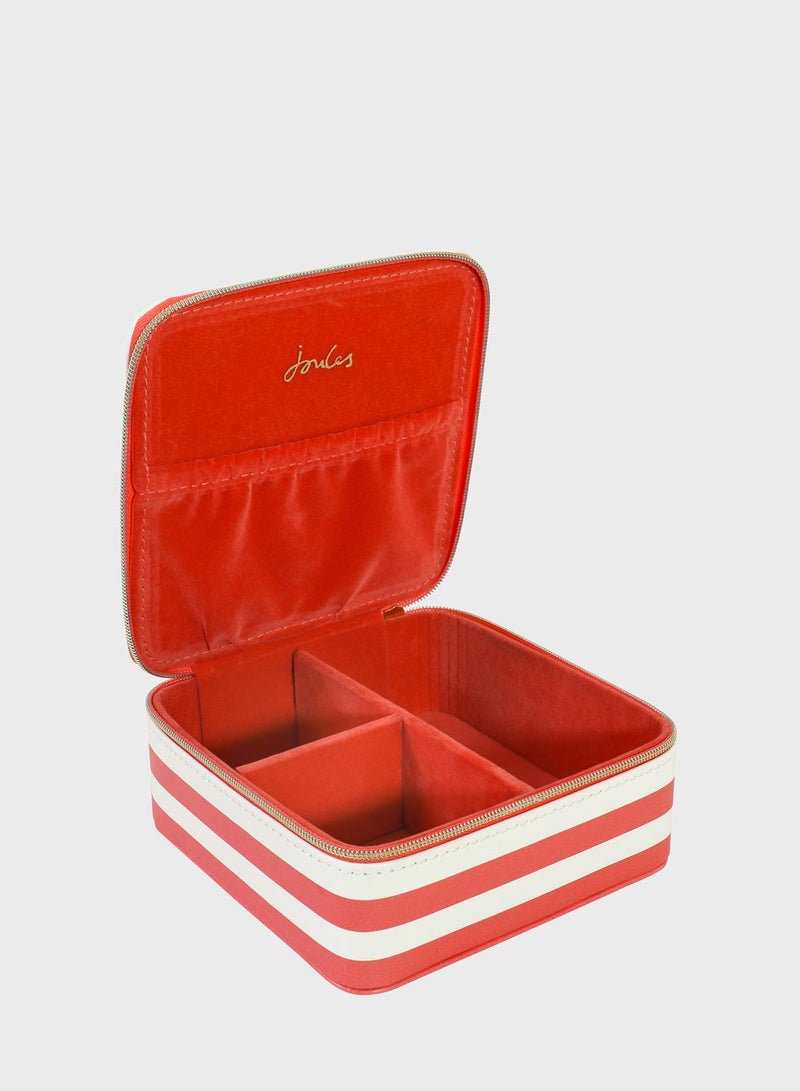 Square Travel Jewellery Case