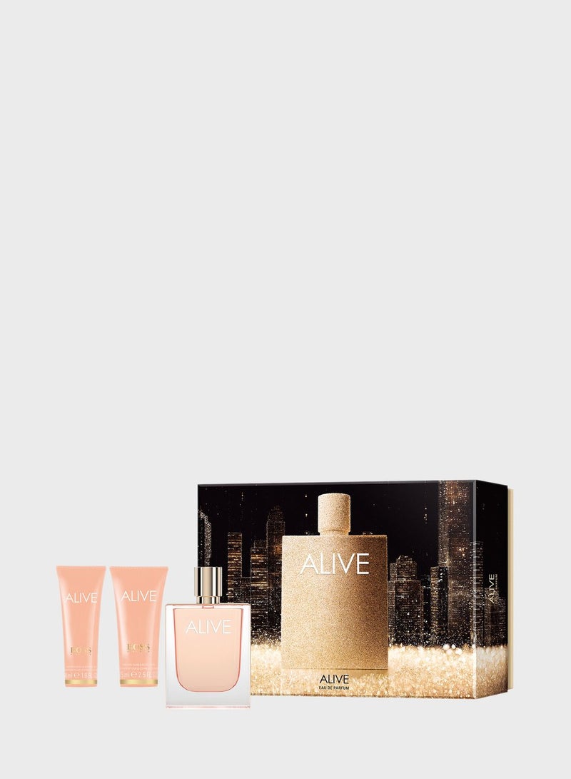 BOSS Alive Eau de Parfum Christmas Gift Set, Savings 24%