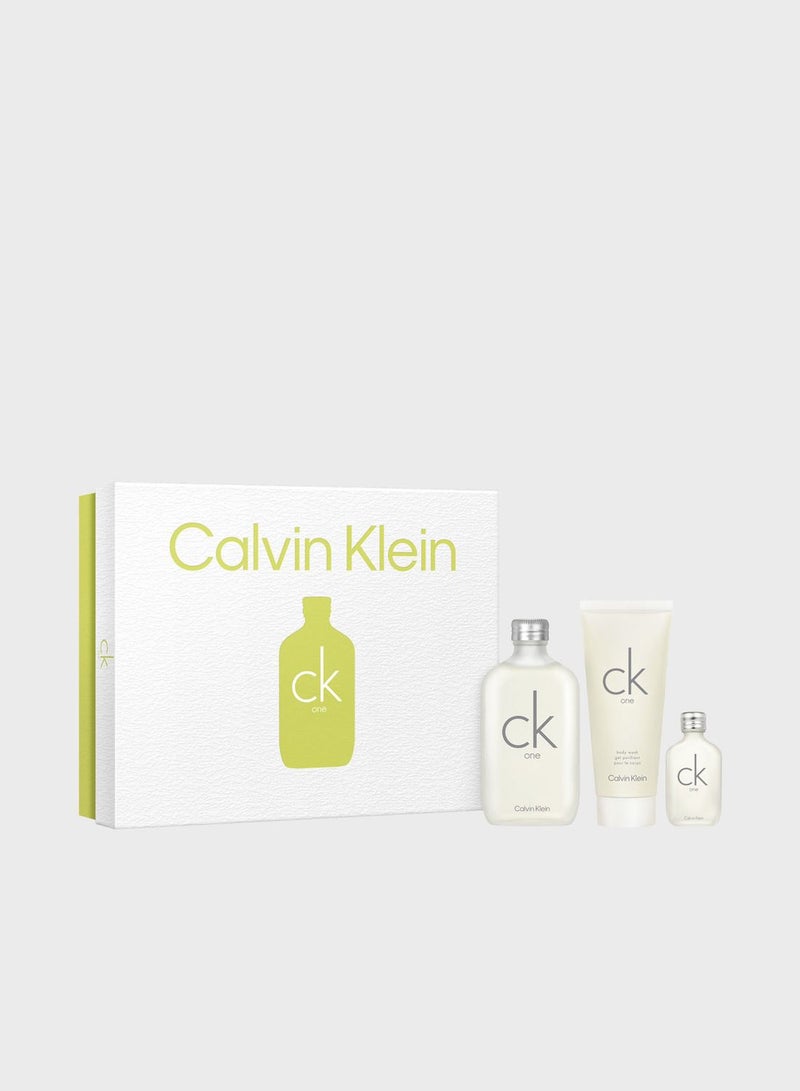 Calvin Klein Unisex 3-Pc. One Eau de Toilette Gift Set, Savings 39%