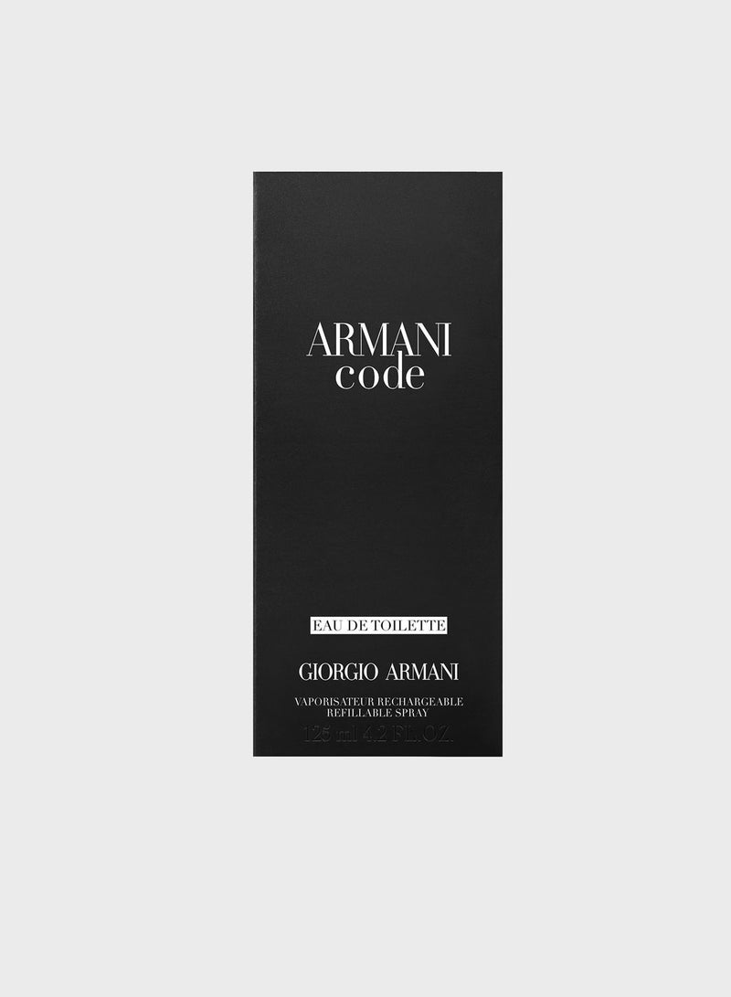 Armani Code Eau De Toilette - 125Ml