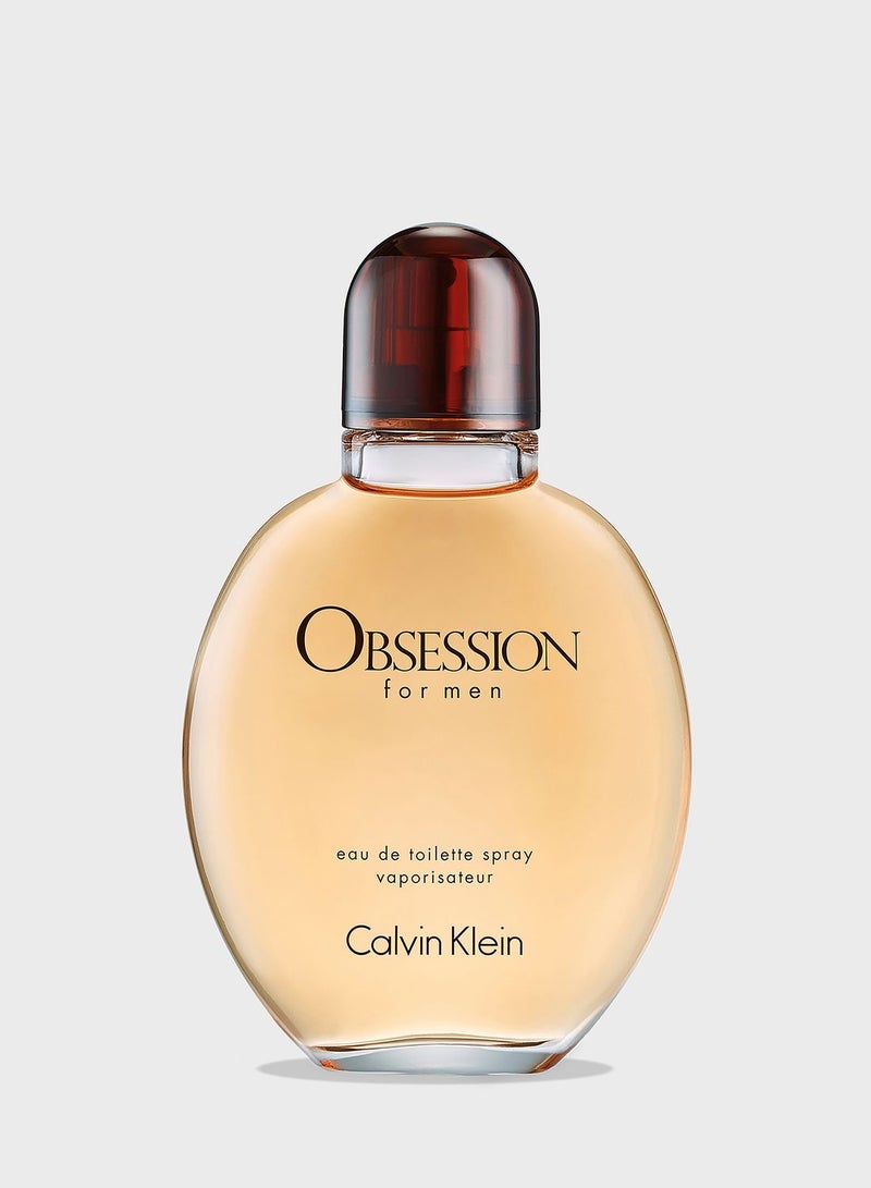 Obsession For Men Eau De Toilette 125ml