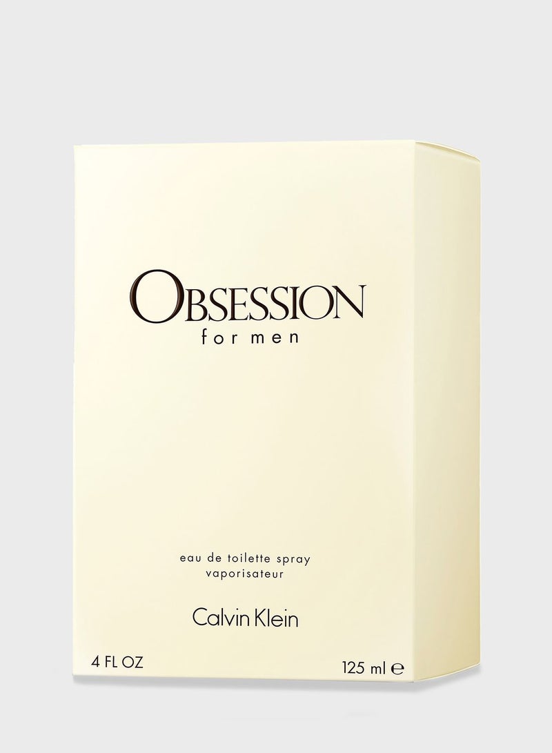 Obsession For Men Eau De Toilette 125ml