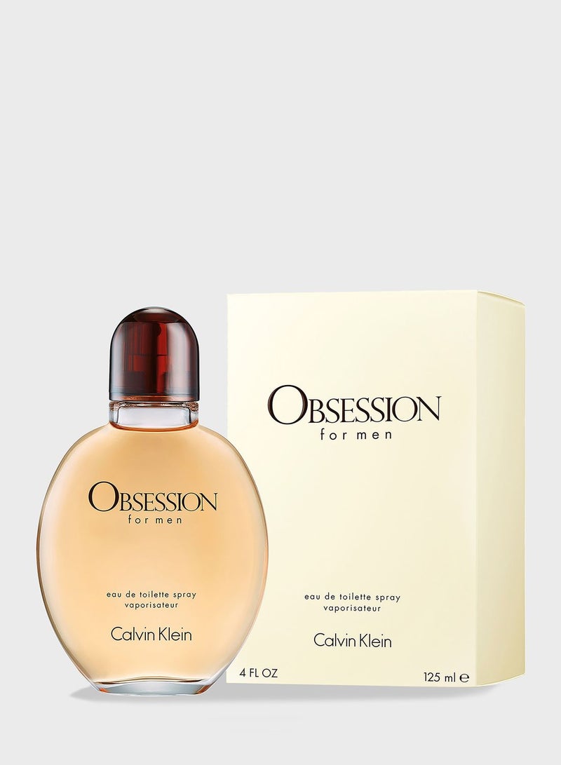 Obsession For Men Eau De Toilette 125ml