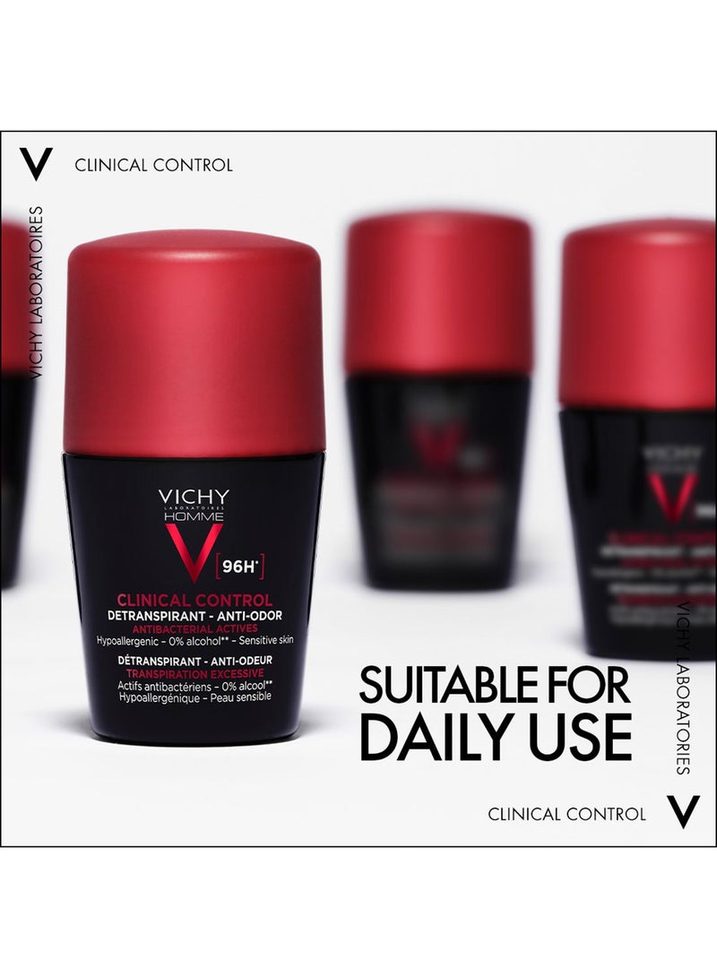 Vichy 96 Hour Clinical Control Deodorant for Men 50ml