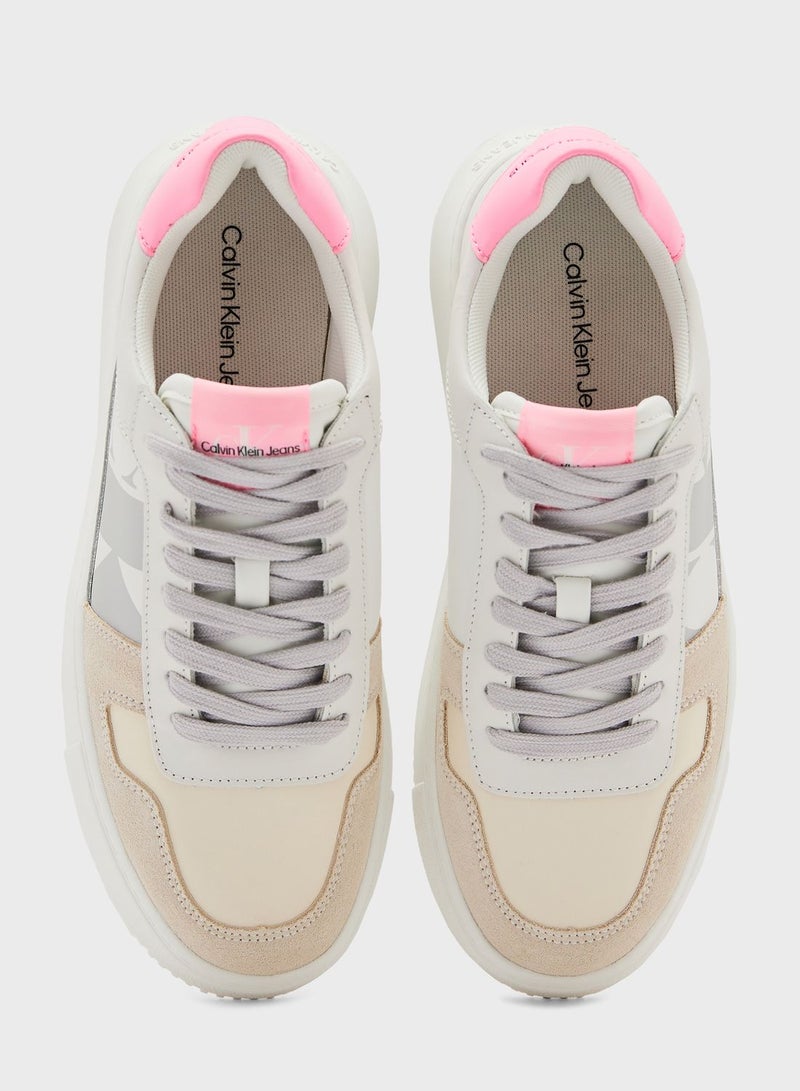 Cupsole Lace Ups Sneakers