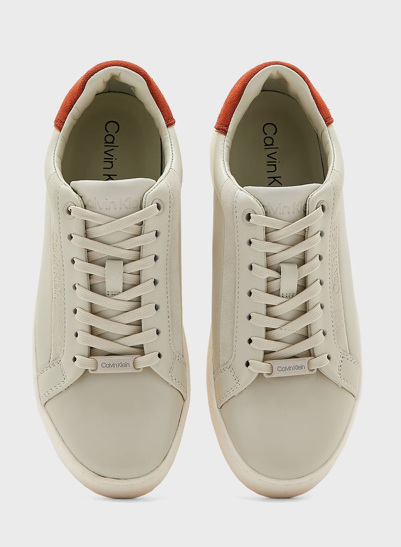 Cupsole Lace Up Low Top Sneakers