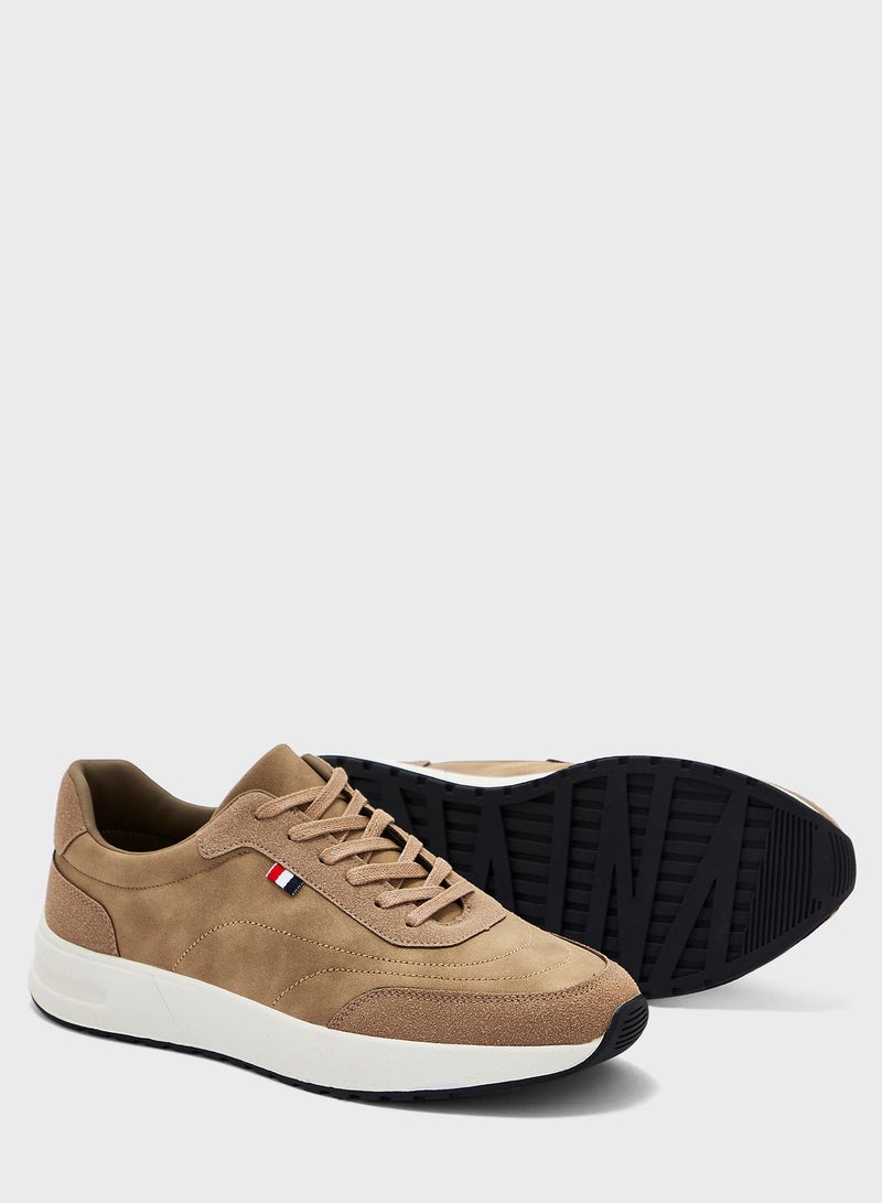 Casual Webbing Highlight Sneakers
