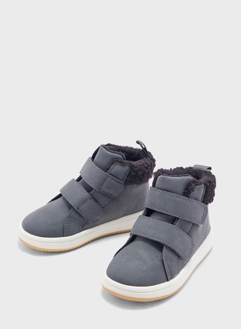 Infant Hi Top Velcro Sneakers