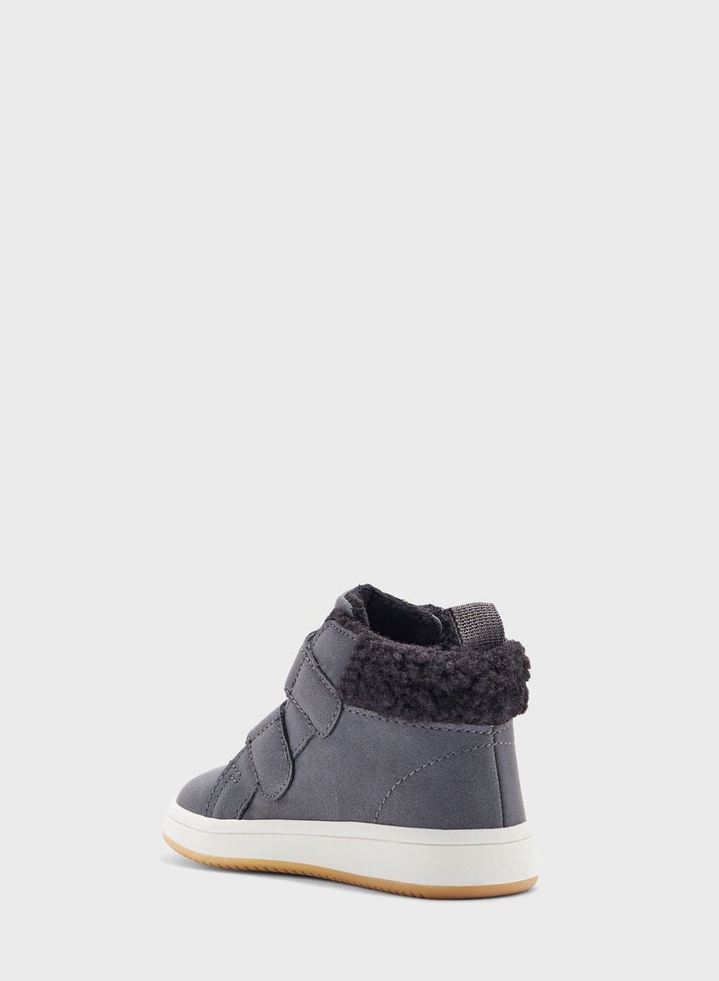 Infant Hi Top Velcro Sneakers