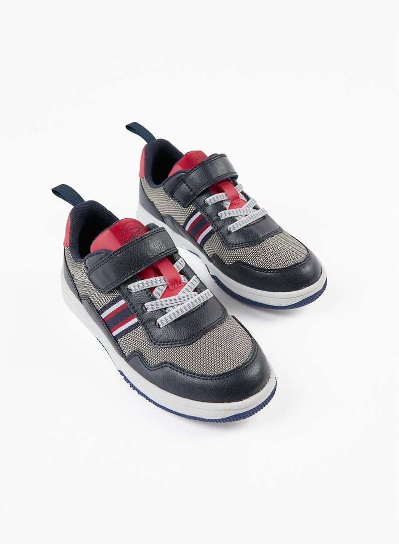 ZIPPY Dual-Material Trainers For Boys