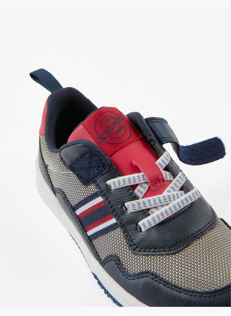 ZIPPY Dual-Material Trainers For Boys