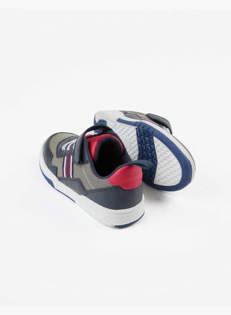 ZIPPY Dual-Material Trainers For Boys