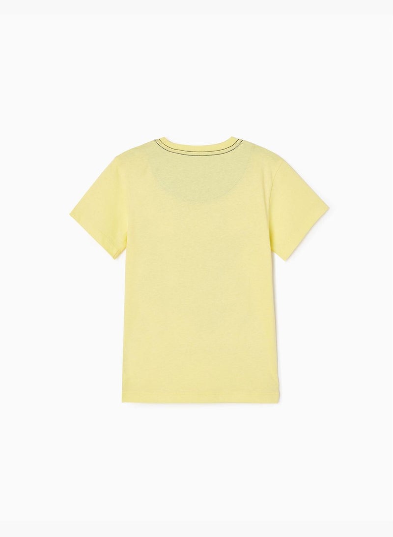 Zippy Cotton T-Shirt For Boys Palm Garden