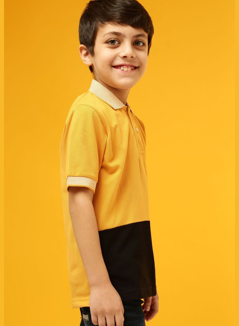Color block T-shirt