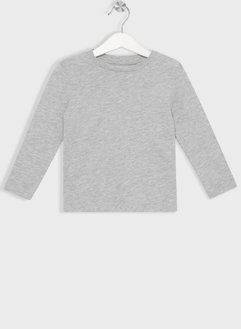 Kids 5 Pack Assorted Jersey T-Shirt