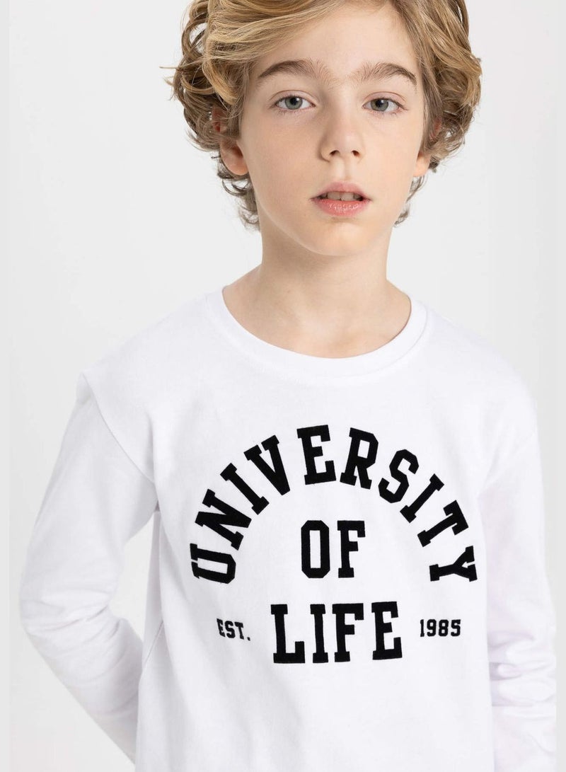 Boy Knitted Long Sleeve T-Shirt