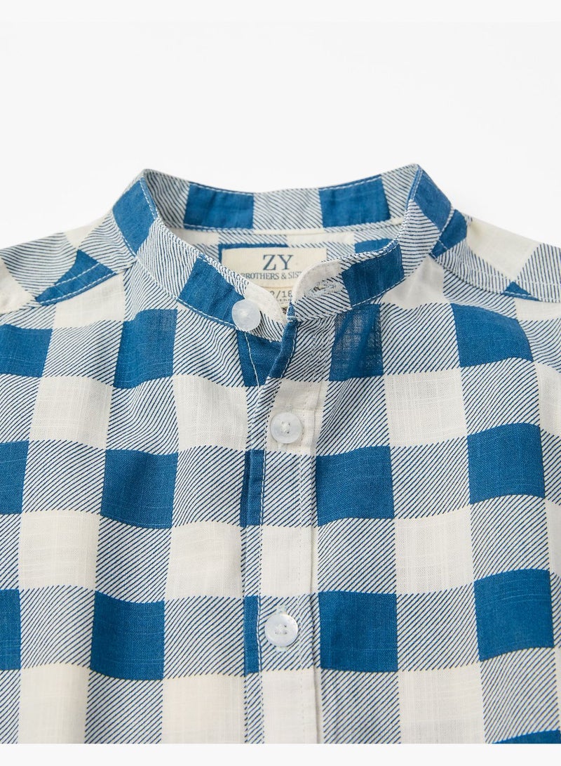 Zippy Cotton Vichy Shirt for Baby Boys 'B&S'