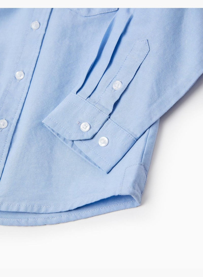 Zippy Long Sleeve Cotton Shirt For Baby Boys - Blue