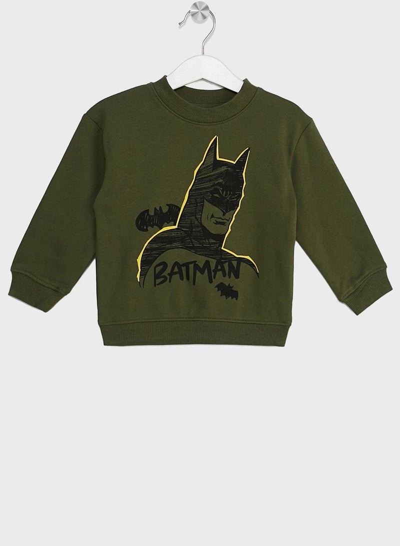 Kids Batman Print Sweatshirt