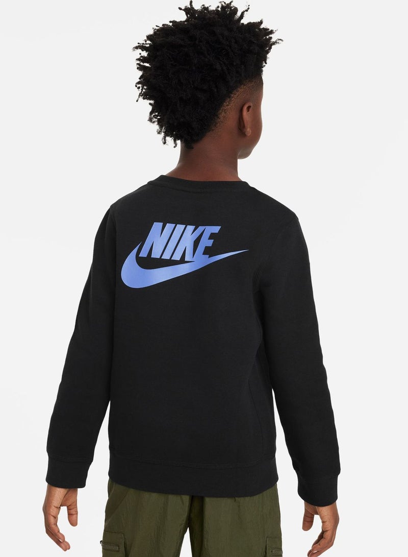 Kids Club Fleece Oversized Sweatshirt