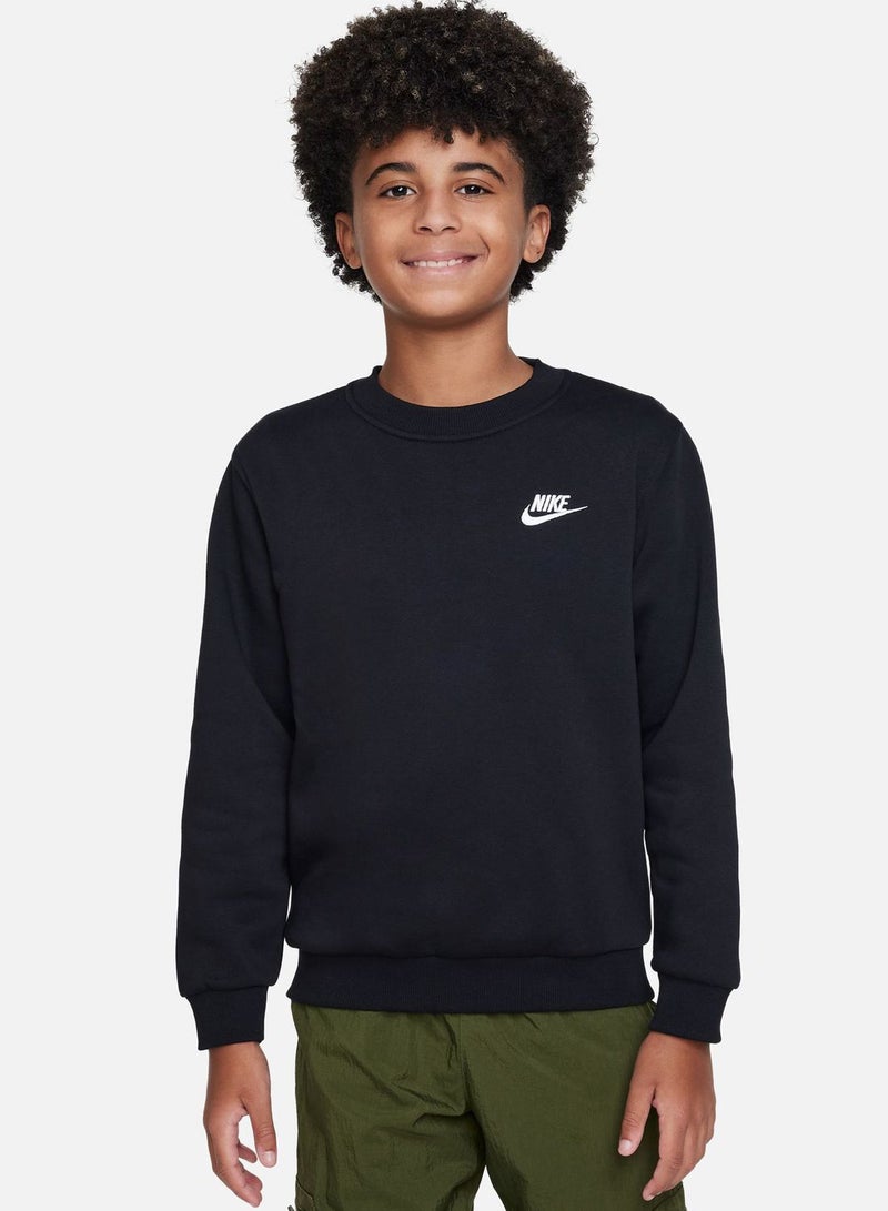 Kids Club Fleece Oversized Sweatshirt