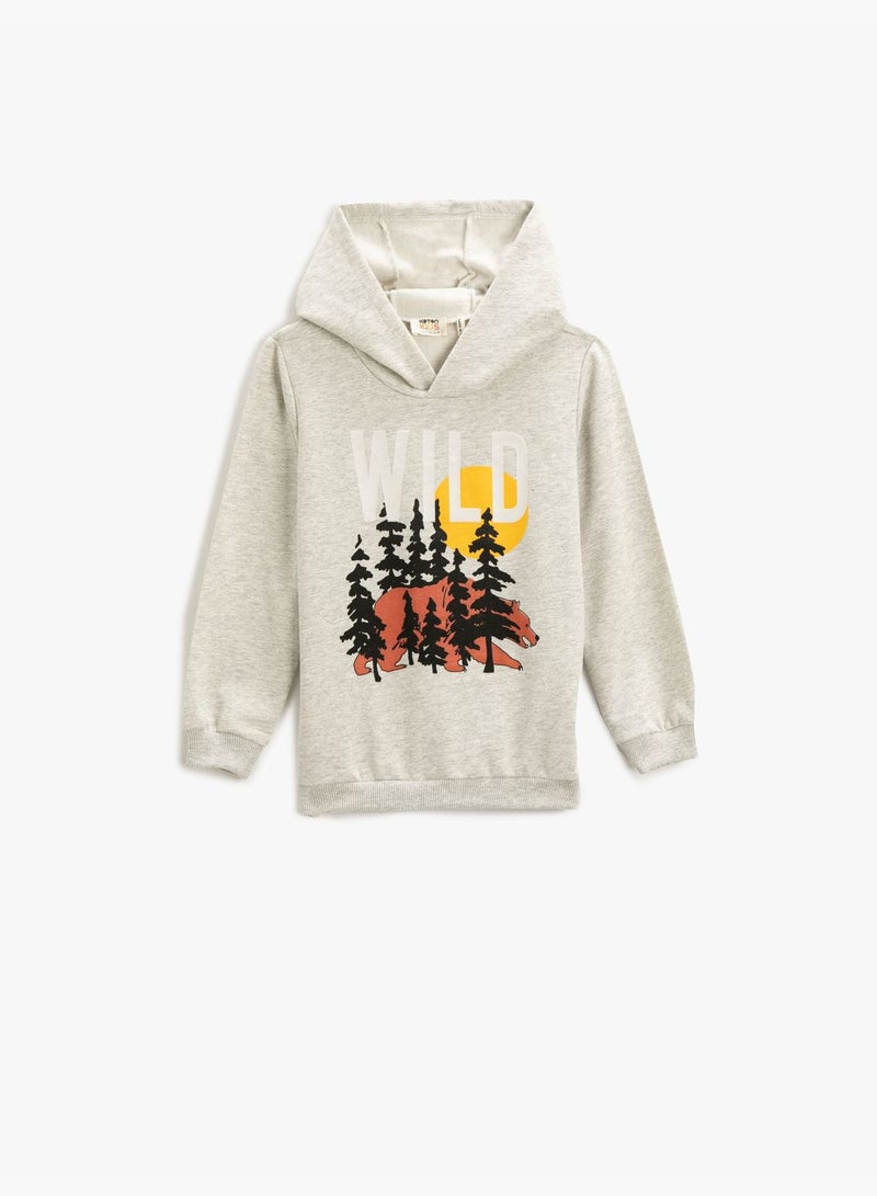 Printed Hoodie