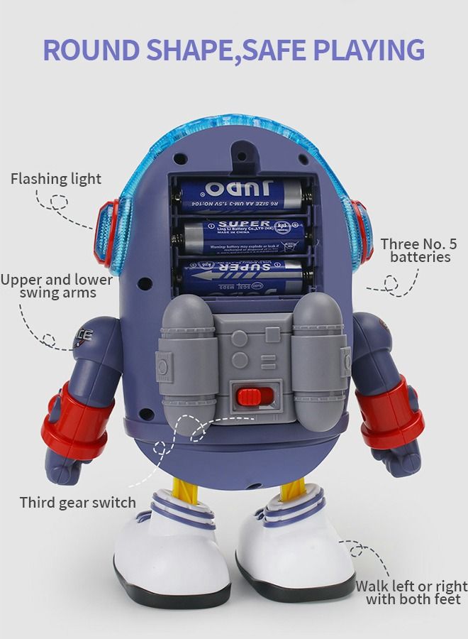 Baby Duck Toy Musical Interactive Duck Toy Electric Toys with Lights and Sounds,Dancing Robot with Space Elements Designed for Infants,Babies,Kids