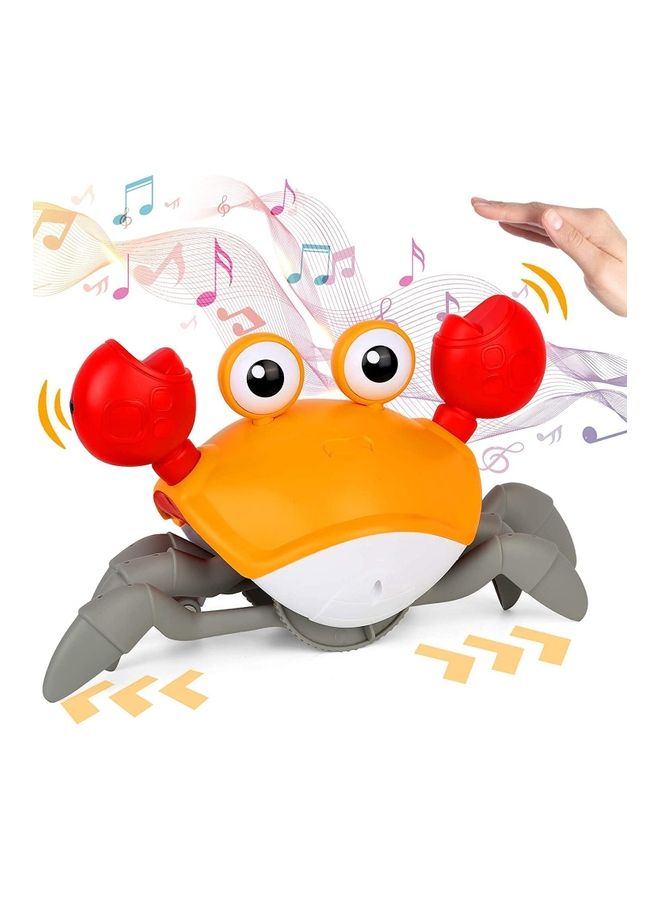 Musical Crab Toy Induction Crawling Toys with Light and Sound