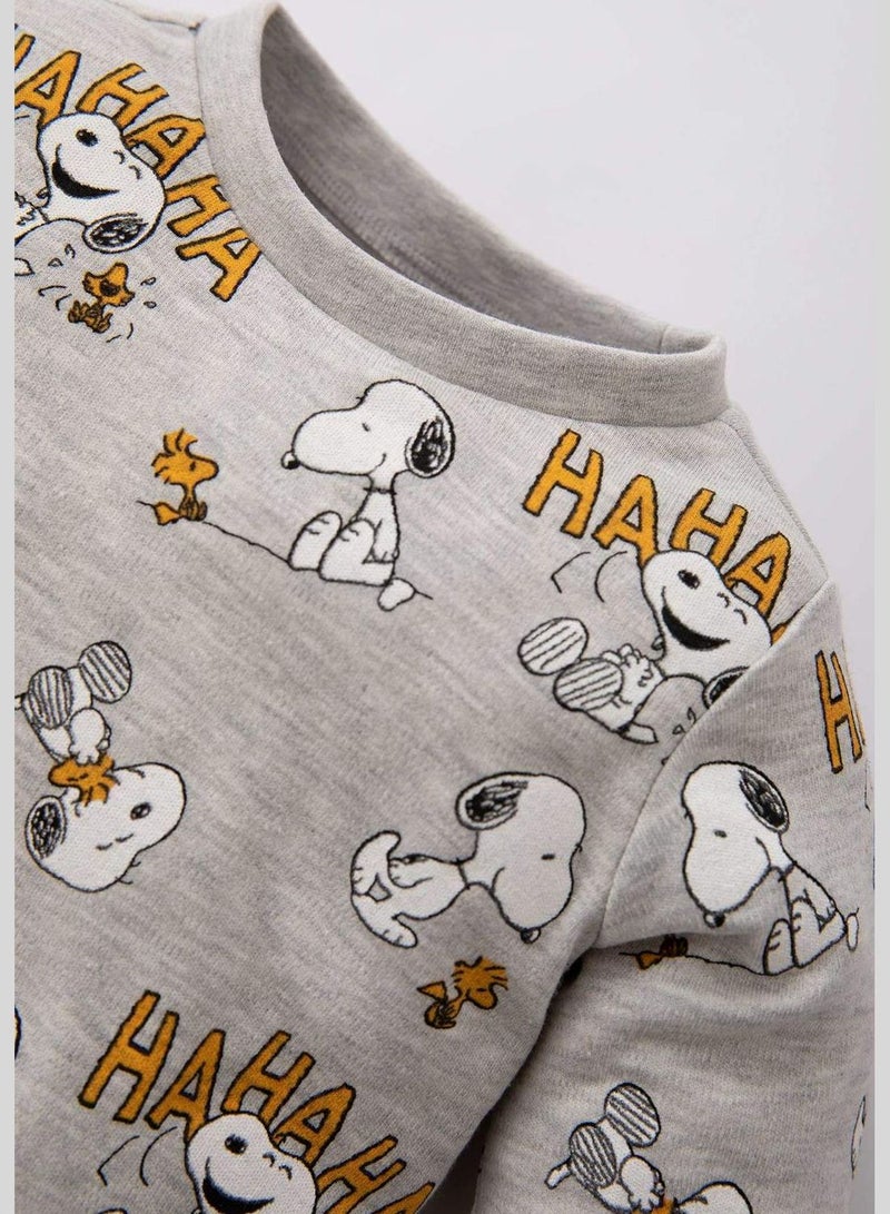 2 Pack BabyBoy Snoopy Licenced Regular Fit Bike Neck Pyjamas