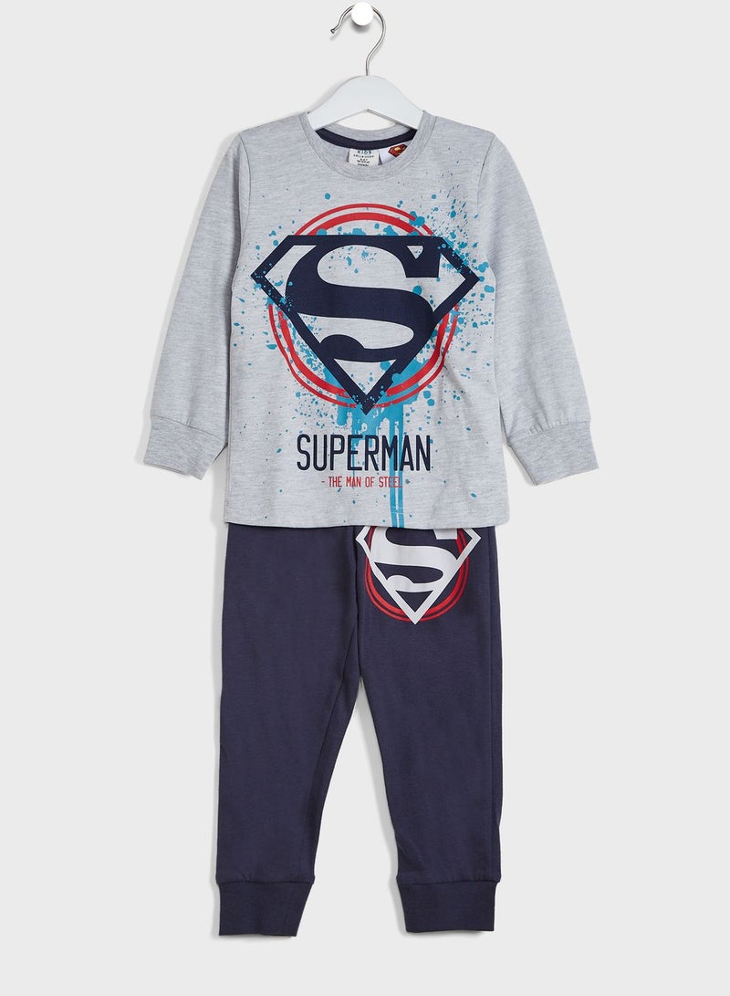 Batman Licenced Long Sleeve Pyjamas Set