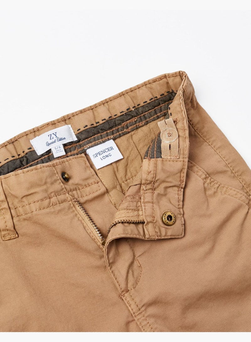 Zippy Cotton Chino Shorts For Boys