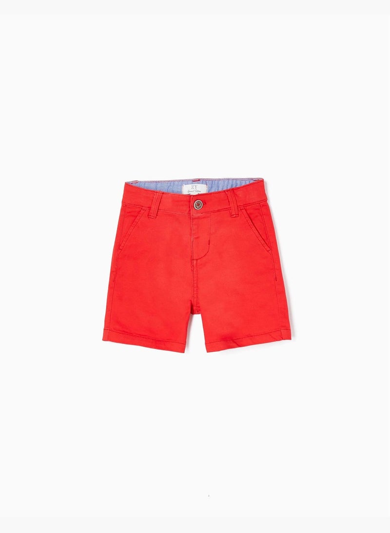 Zippy Cotton Chino Shorts For Baby Boys
