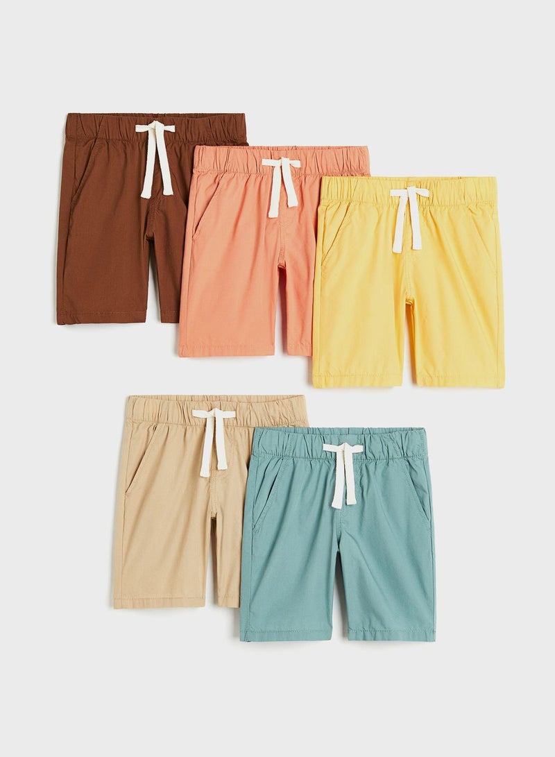 Kids 5 Pack Essential Shorts
