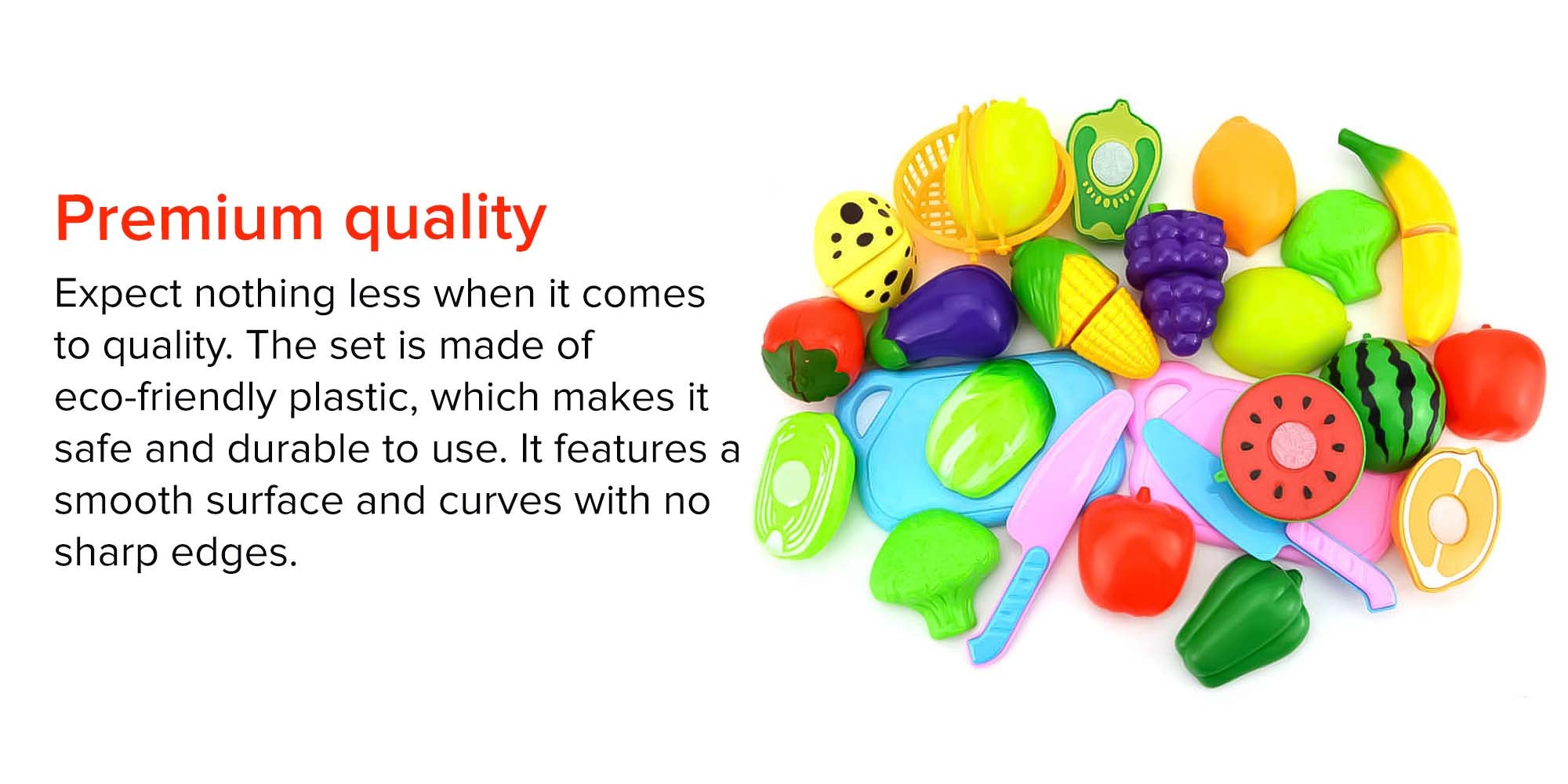 25-pieces Creative Kitchen Pretend Play Toy Set With Non-toxic Material for Kids 12x12x10cm