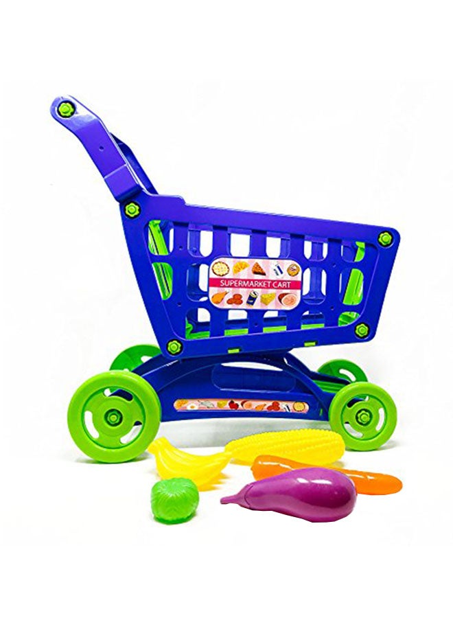 Supermarket Playset With Grocery Cart Toy Playset