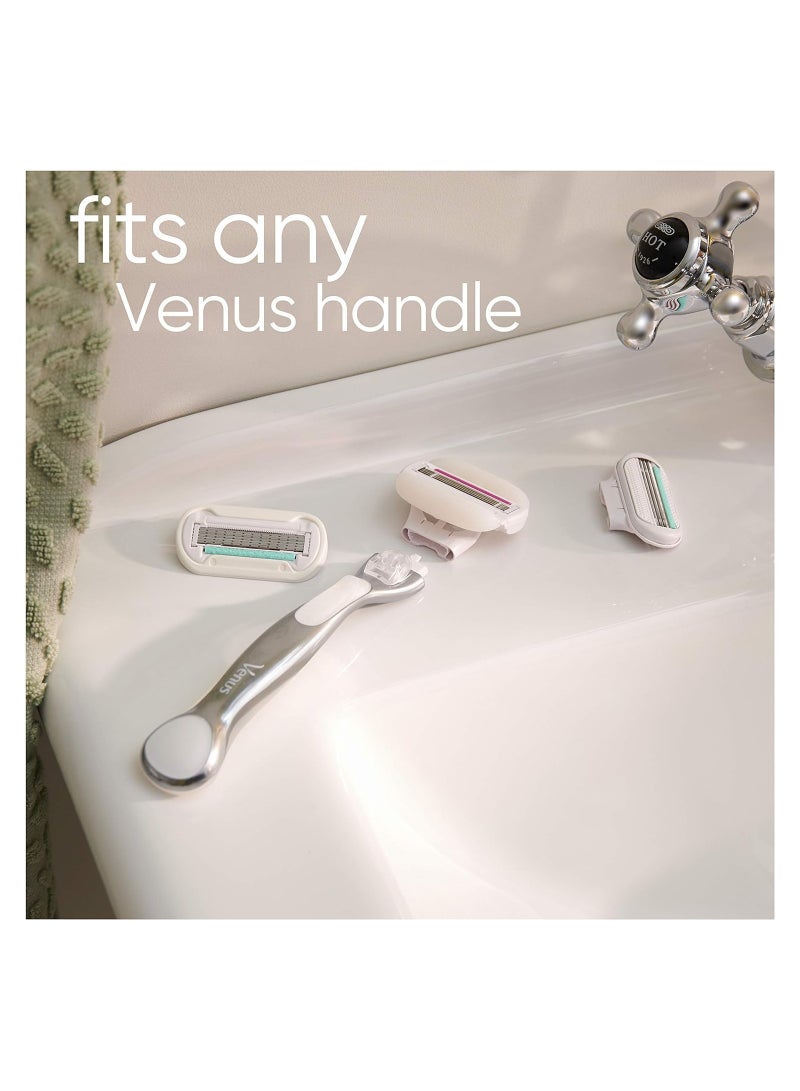 Gillette Venus ComfortGlide with Olay Sugarberry Womens Razor Handle + 3 Blade Refills