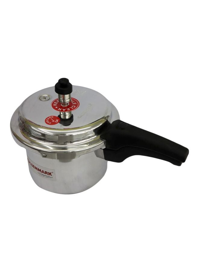 Pressure Cooker With Induction Base Silver 3.0Liters