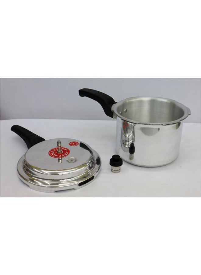 Pressure Cooker With Induction Base Silver 3.0Liters