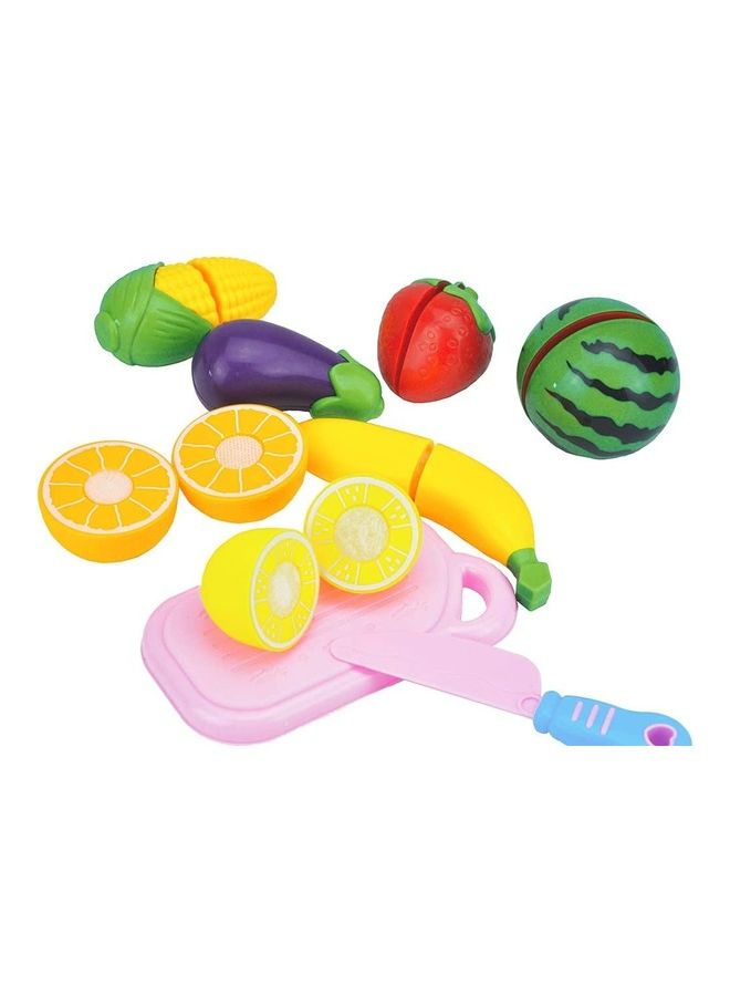 9-Piece Fruits And Vegetables Cutting Toys