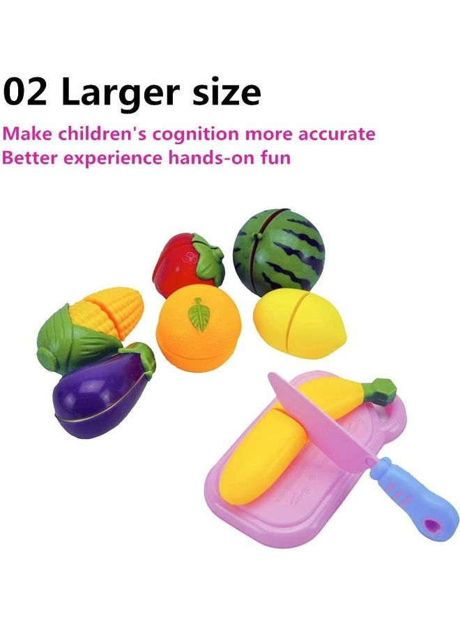 9-Piece Fruits And Vegetables Cutting Toys
