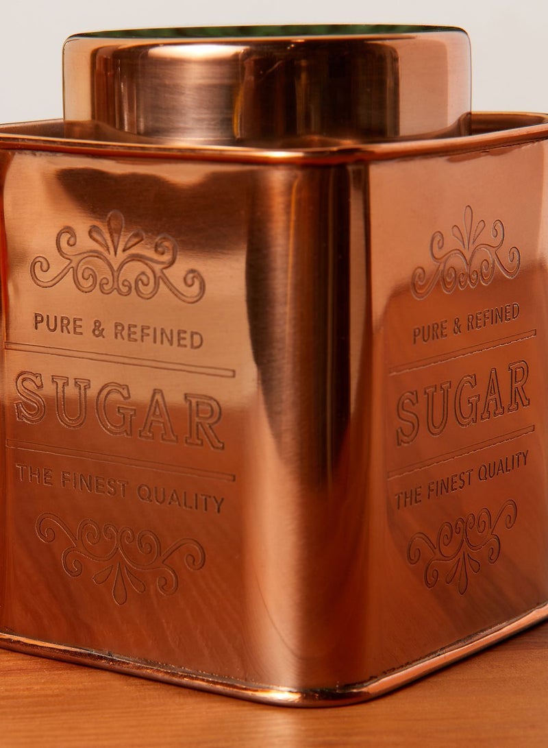 Copper Finish Sugar Canister