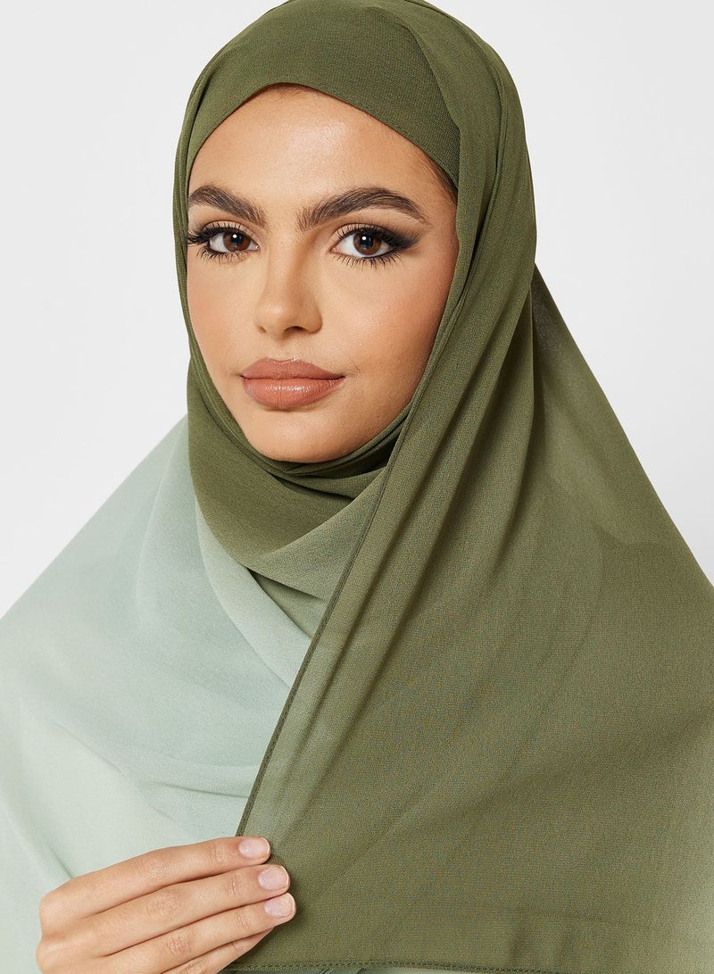 Ombre Chiffon Hijab Scarf