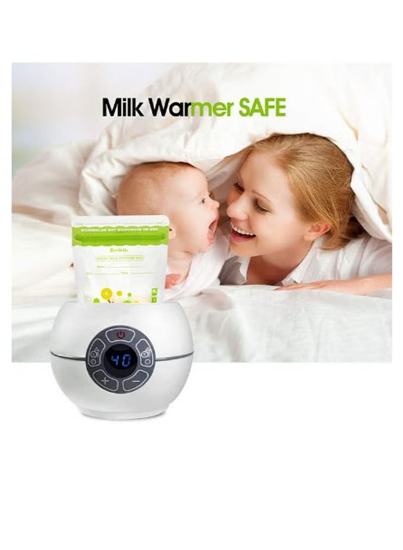 112 Piece Baby Self-standing Bottom Design Breast Milk Storage Bags With Double Zipper, 250 ml